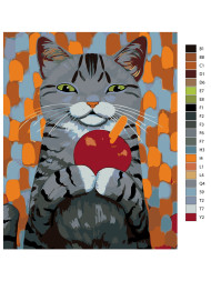 Картина по номерам &amp;quot;Котик&amp;quot;