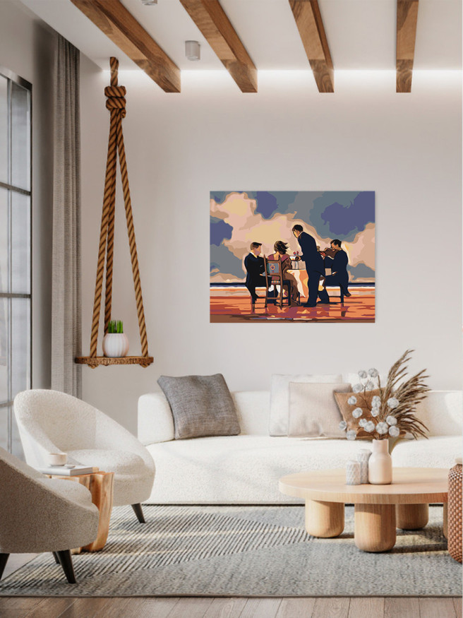 Картина по номерам &amp;quot;Светский ужин&amp;quot;