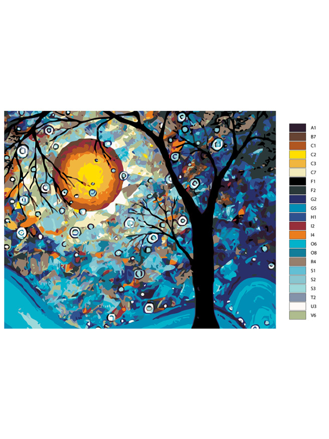 Raqamlar bo&amp;#039;yicha rasm &amp;quot;Tabiat&amp;quot;