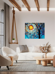 Raqamlar bo&#039;yicha rasm &quot;Tabiat&quot;