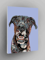 Raqamlar bo&#039;yicha rasm &quot;Kuchuk rasmi&quot;