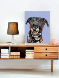 Raqamlar bo&#039;yicha rasm &quot;Kuchuk rasmi&quot;