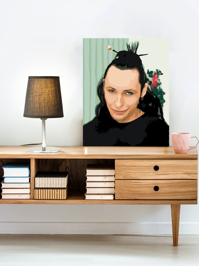 Картина по номерам &amp;quot;Певец Шура&amp;quot;