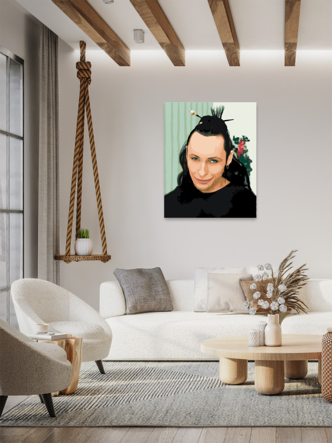 Картина по номерам &amp;quot;Певец Шура&amp;quot;