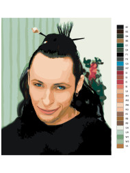 Картина по номерам &amp;quot;Певец Шура&amp;quot;