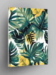 Raqamlar bo'yicha rasm "Yashil o'simliklar"