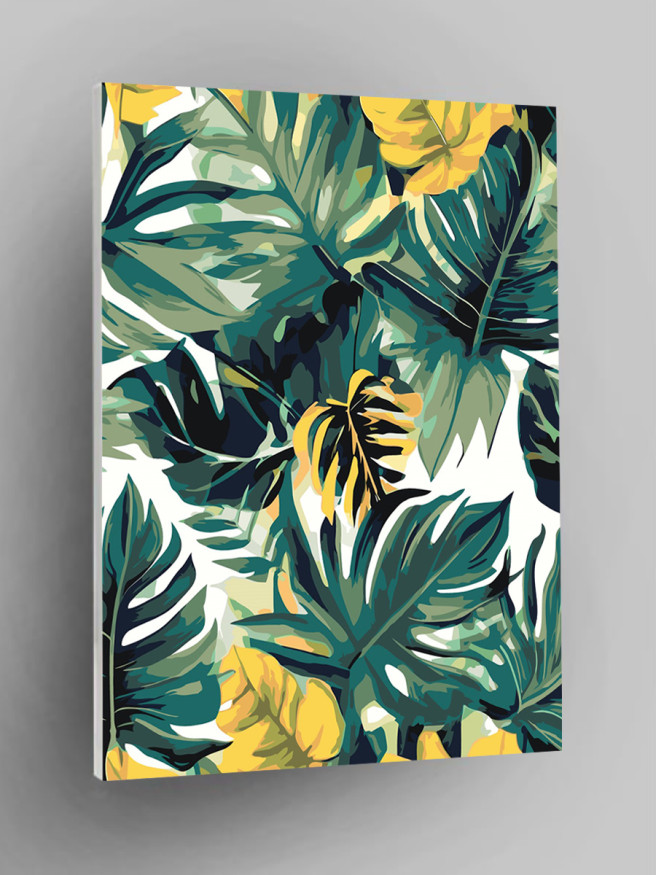 Raqamlar bo&amp;#039;yicha rasm &amp;quot;Yashil o&amp;#039;simliklar&amp;quot;