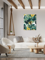 Raqamlar bo'yicha rasm "Yashil o'simliklar"