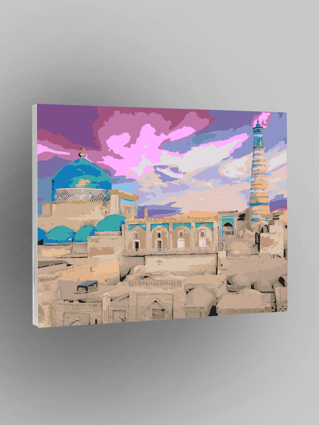 Raqamlar bo‘yicha rasm &amp;quot;Xiva. Sharqona manzara&amp;quot;