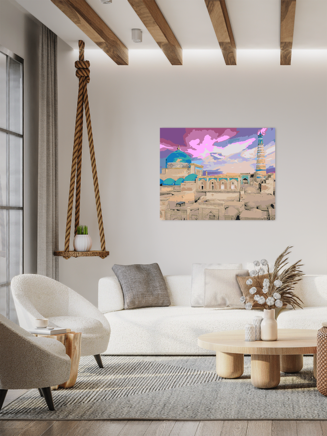 Raqamlar bo‘yicha rasm &amp;quot;Xiva. Sharqona manzara&amp;quot;