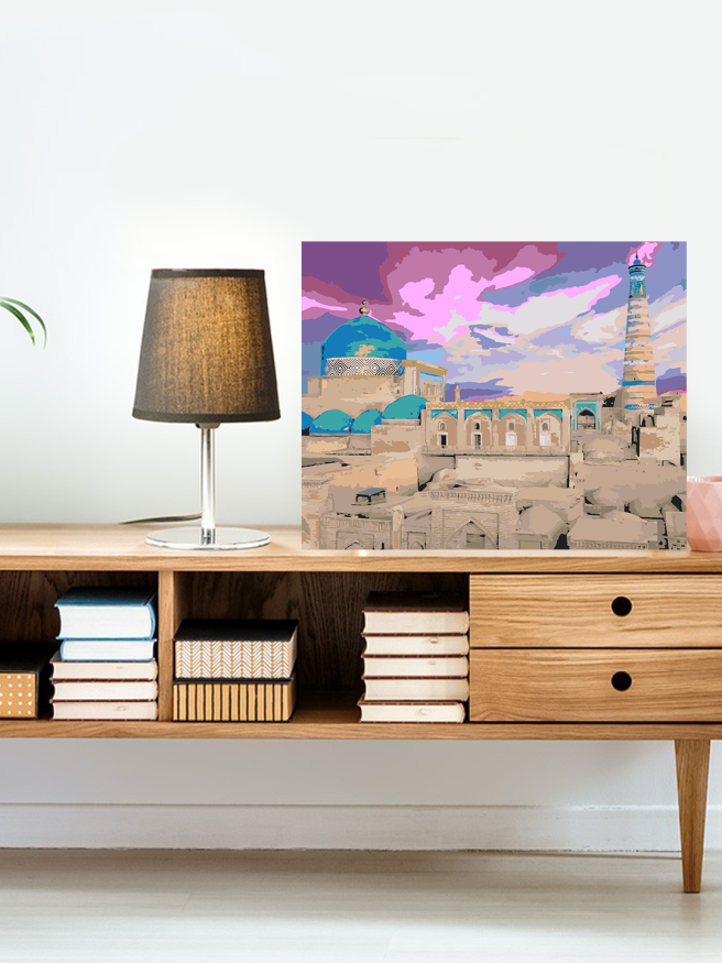 Raqamlar bo‘yicha rasm &amp;quot;Xiva. Sharqona manzara&amp;quot;