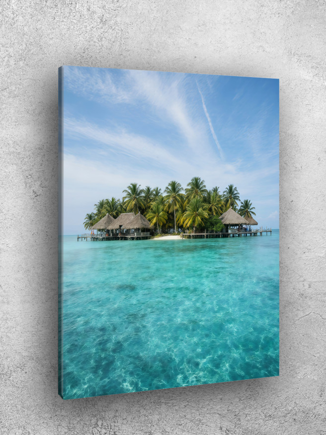 Постер на холсте &amp;quot;Тропический остров&amp;quot;