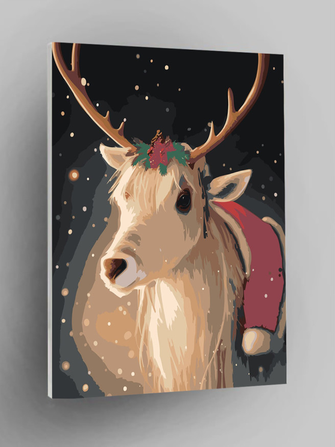 Raqamlar bo&amp;#039;yicha rasm &amp;quot;Sehrli kiyik&amp;quot;