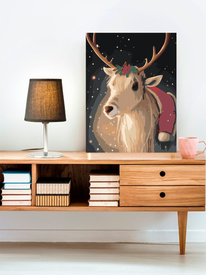 Raqamlar bo&amp;#039;yicha rasm &amp;quot;Sehrli kiyik&amp;quot;