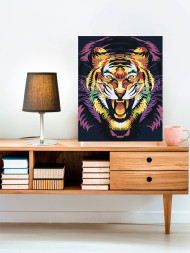 Raqamlar bo'yicha rasm "G'azablangan yo'lbars"