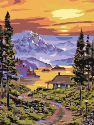 Картина по номерам &amp;quot;Волшебный закат&amp;quot;