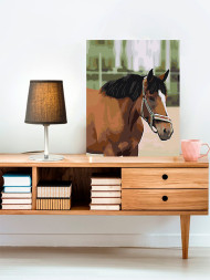 Raqamlar bo'yicha rasm "Ot"