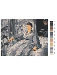 Картина по номерам &amp;quot;Молодая девушка&amp;quot;