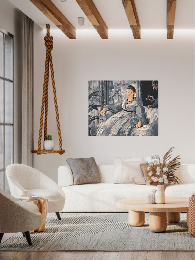 Картина по номерам &amp;quot;Молодая девушка&amp;quot;