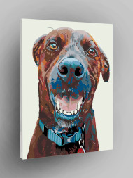 Raqamlar bo&#039;yicha rasm &quot;Kuchuk rasmi&quot;