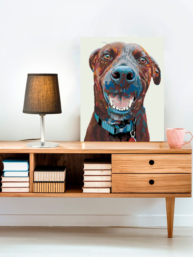 Raqamlar bo&amp;#039;yicha rasm &amp;quot;Kuchuk rasmi&amp;quot;