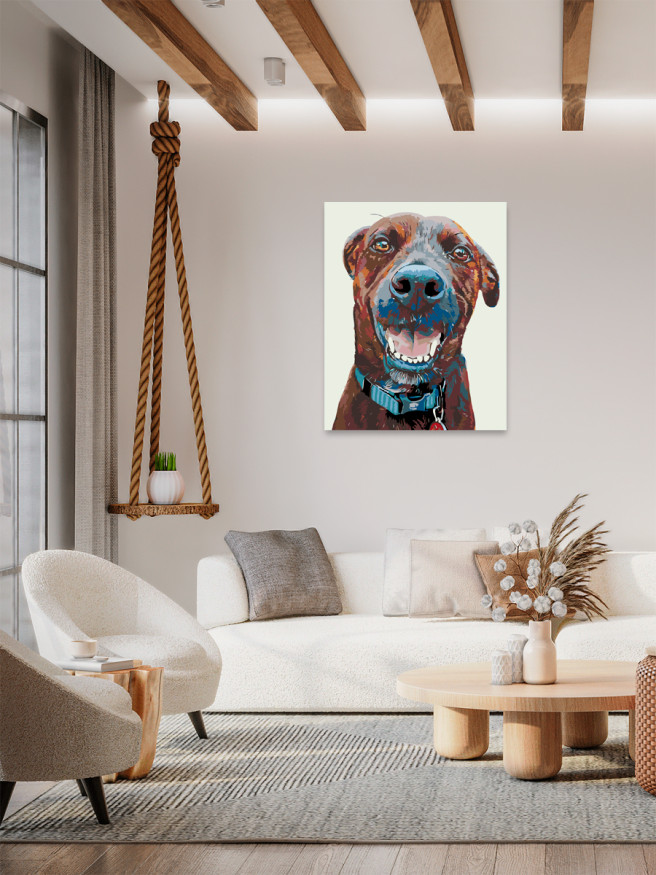 Raqamlar bo&amp;#039;yicha rasm &amp;quot;Kuchuk rasmi&amp;quot;