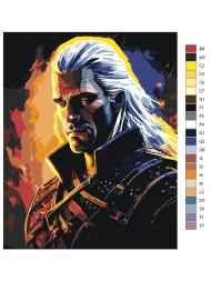 Raqamlar bo&#039;yicha rasm &quot;Sehrgar olovda&quot;