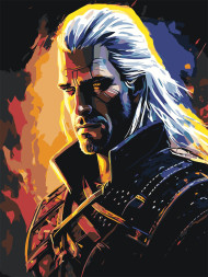 Raqamlar bo&#039;yicha rasm &quot;Sehrgar olovda&quot;