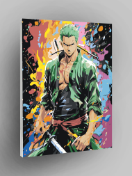 Картина по номерам &amp;quot;Ророноа Зоро&amp;quot;