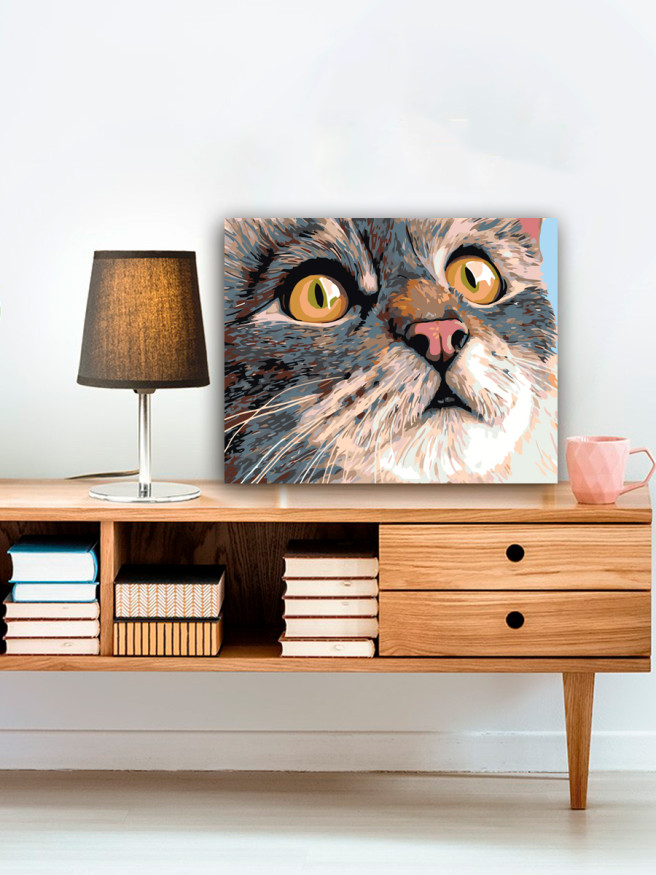 Картина по номерам &amp;quot;Милый котик&amp;quot;