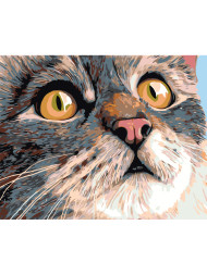 Картина по номерам &amp;quot;Милый котик&amp;quot;