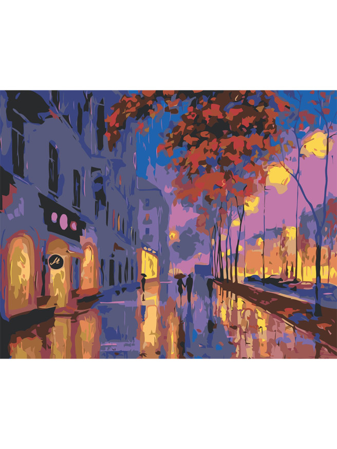 Картина по номерам &amp;quot;Дождливый день&amp;quot;