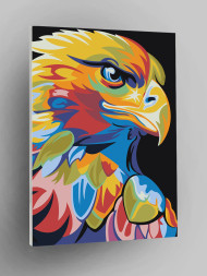 Raqamlar bo&#039;yicha rasm &quot;Burgut&quot;