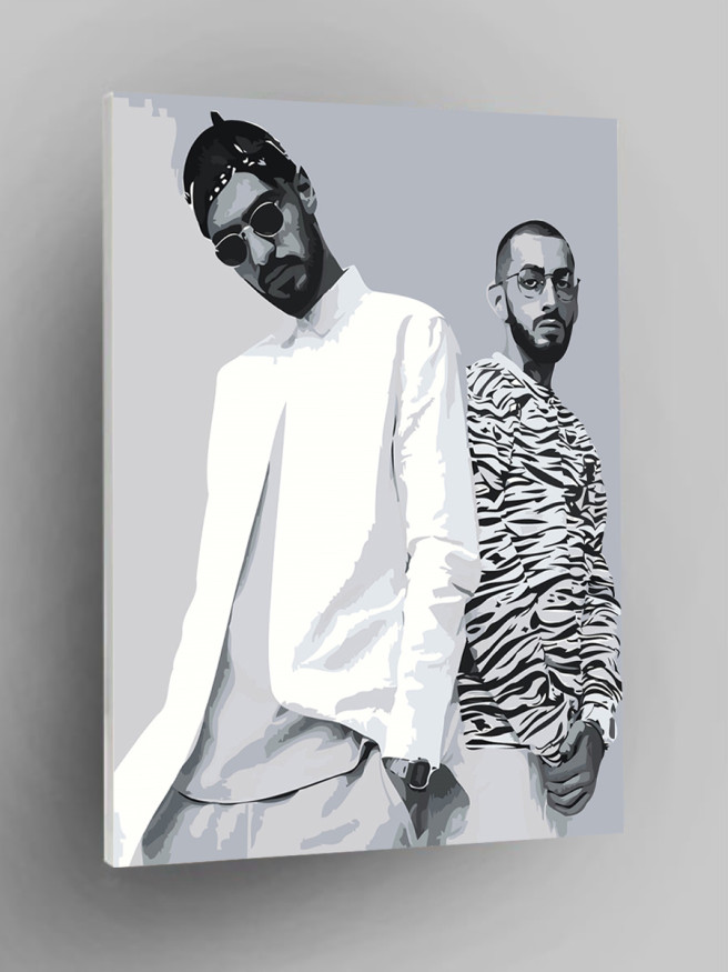 Raqamlar bo&amp;#039;yicha rasm &amp;quot;Ikki o&amp;#039;g&amp;#039;il&amp;quot;