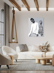 Картина по номерам &amp;quot;Два парня&amp;quot;