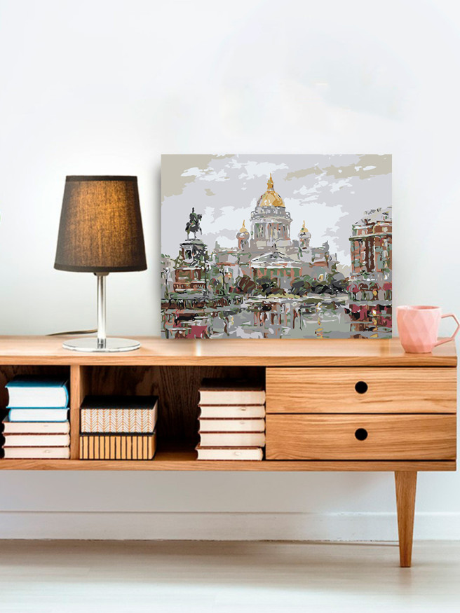 Картина по номерам &amp;quot;Центр города&amp;quot;