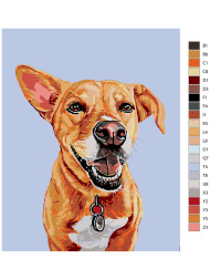 Raqamlar bo&#039;yicha rasm &quot;Kuchuk rasmi&quot;