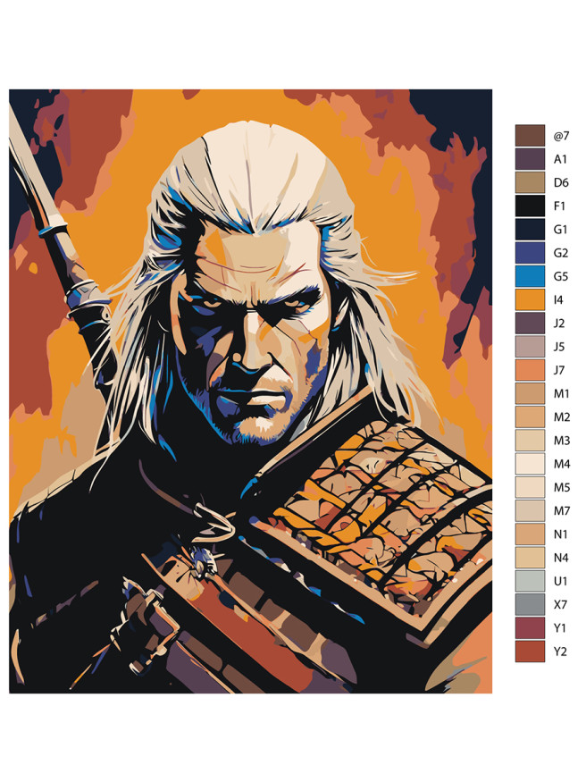 Raqamlar bo&amp;#039;yicha rasm &amp;quot;Sehrgar&amp;quot;