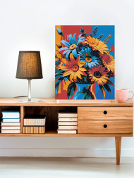 Картина по номерам &amp;quot;Цветы в вазе&amp;quot;