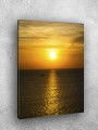 Постер на холсте &amp;quot;Золотой закат над морем&amp;quot;