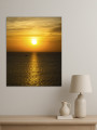 Постер на холсте &amp;quot;Золотой закат над морем&amp;quot;