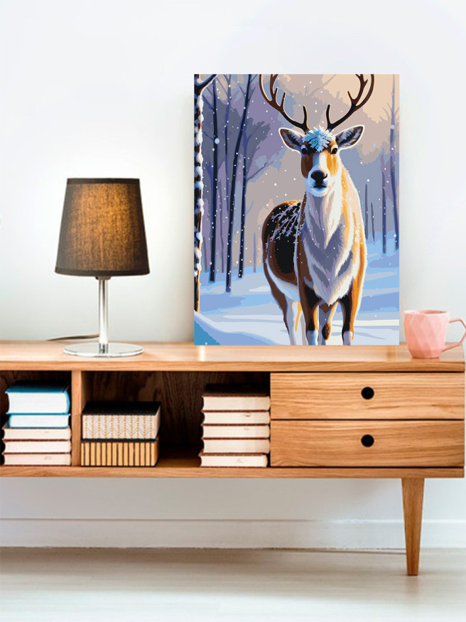 Raqamlar bo&amp;#039;yicha rasm &amp;quot;Maftunkor kiyik&amp;quot;