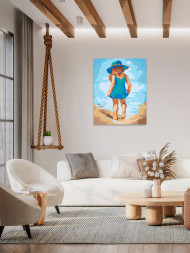 Картина по номерам &amp;quot;Девочка у воды&amp;quot;