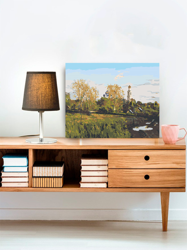 Raqamlar bo&amp;#039;yicha rasm &amp;quot;Shahar tashqarisidagi tabiat&amp;quot;