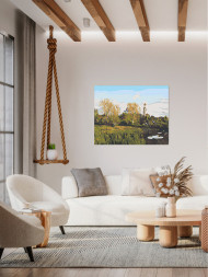 Raqamlar bo&#039;yicha rasm &quot;Shahar tashqarisidagi tabiat&quot;