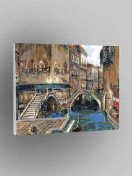 Картина по номерам &amp;quot;Город в воде&amp;quot;