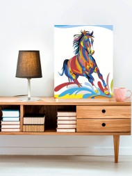 Raqamlar bo'yicha rasm "Ot"