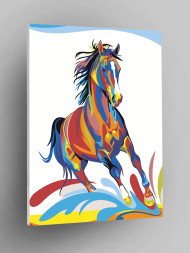 Raqamlar bo'yicha rasm "Ot"