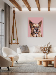 Raqamlar bo&#039;yicha rasm &quot;Ovcharka rasmi&quot;