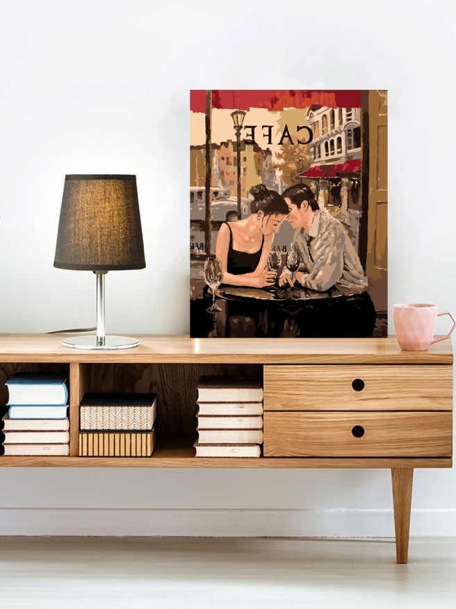 Картина по номерам &amp;quot;Свидание в кафе&amp;quot;